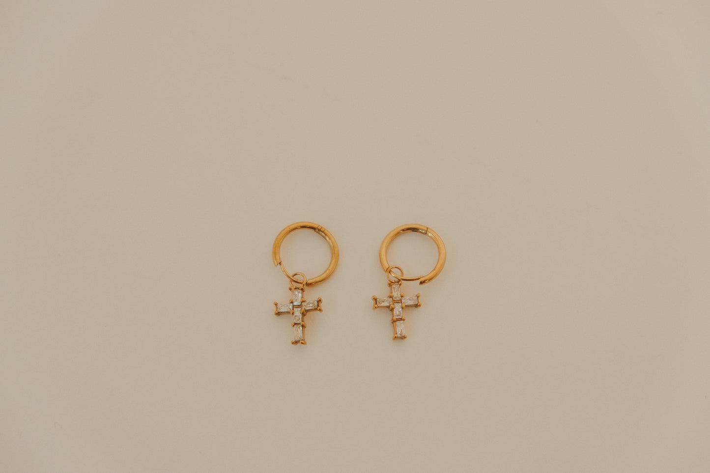 The Cross Mini Earrings